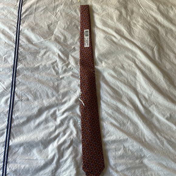 BVLGARI red silk tie - Picture 7 of 8